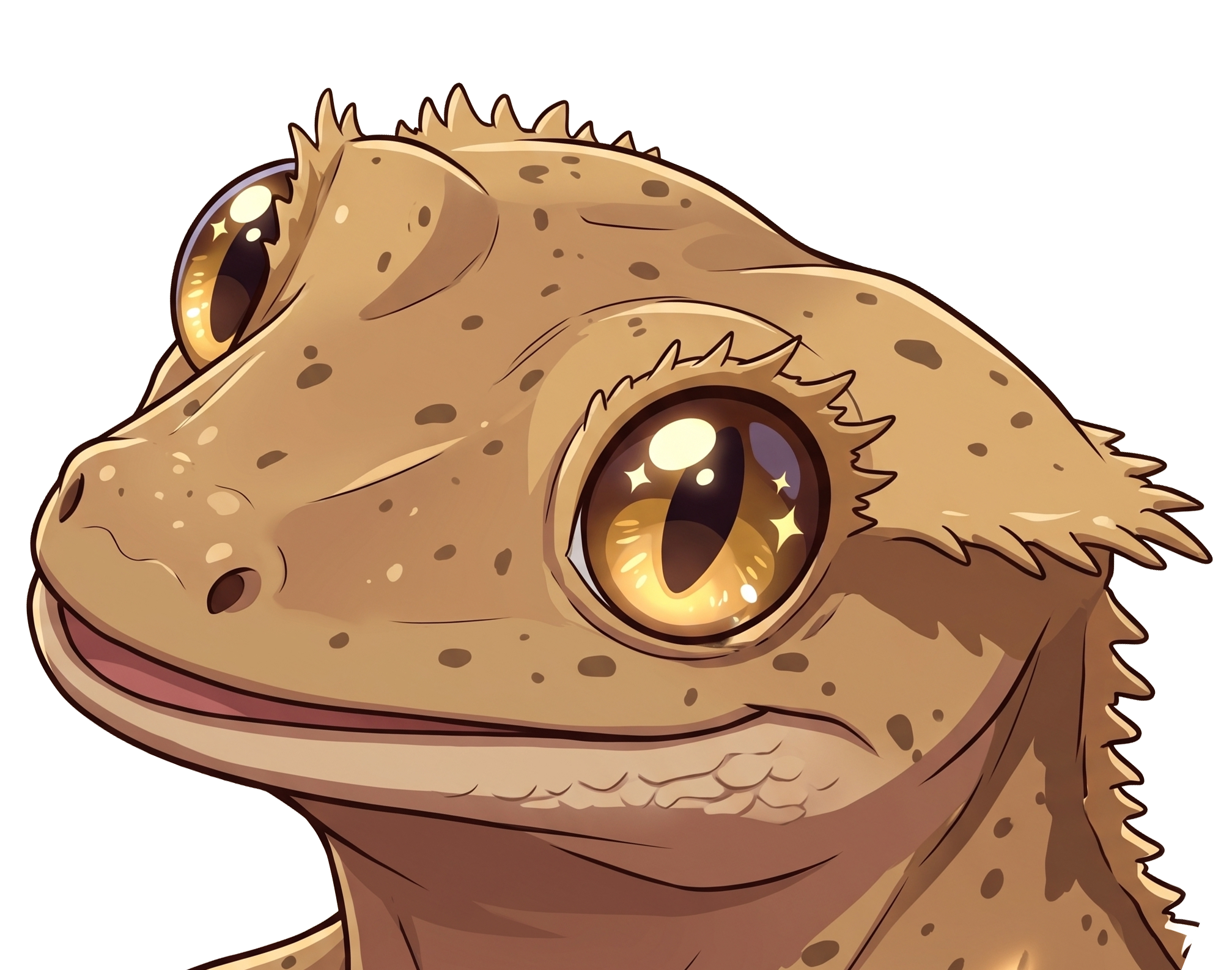 Squish the crested gecko